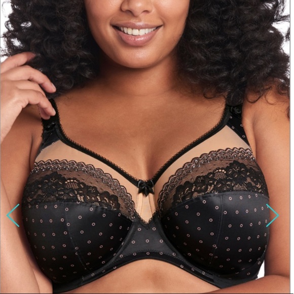 Bridget Black Banded NWT Bra Goddess 34K - Picture 1 of 12